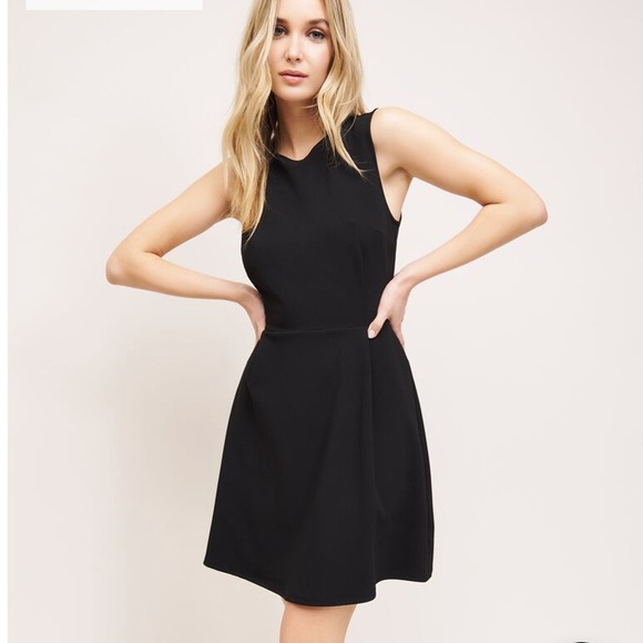 Fit and Flare Little Black Dress - Picture 1 of 9